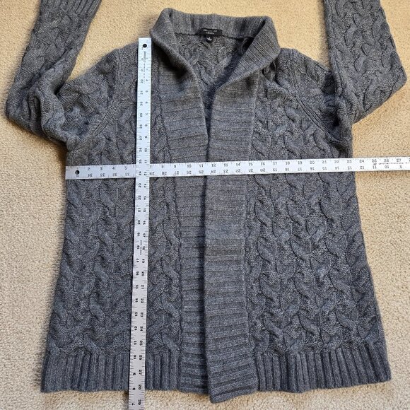 Ann Taylor Sweaters - Ann Taylor 100% Cashmere Thick Chunky Cable Cardigan Sweater